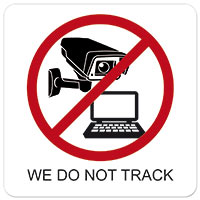 We do not track - no cookies