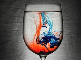Chromatography in a glass