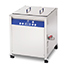 Ultrasonic Cleaners Elmasonic X-tra basic 1600 with 162 l tank volume, drain valve, timer and temperature switch, portable on rollers, control panel