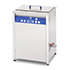 Ultrasonic Cleaners Elmasonic X-tra basic 550 with 58 l tank volume, drain valve, timer and temperature switch, portable on rollers, control panel