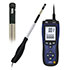 Air Velocity Meters with telescopic probe to measure air velocity and temperature, USB data cable and software.