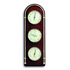 Analog indoor Barometers (barometer, thermometer, hygrometer), mahogany.