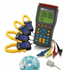Clamp Meters with three phase power and harmonics analyzer (real time) with data storage.