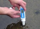 Conductivity Meters measuring on water.