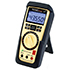 Multimeter with IP 65 protection against dust and waterproof, automatic bush barrier