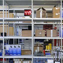 Humidity Testers taking a measure in a warehouse.