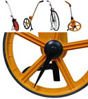 measuring wheels to determine distances or journeys.