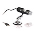 USB Digital Microscope 10x to 200x, 2.0 Megapixel, 8 built-in LEDs for optimum subject lighting