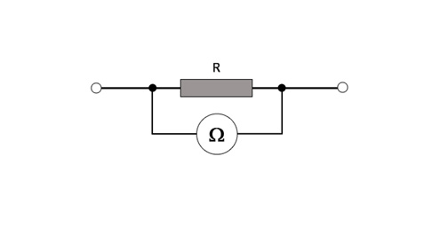 Multimeters resistance measurement