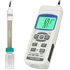 Handheld pH meters for pH value, Redox and temperature with RS-232 interface.