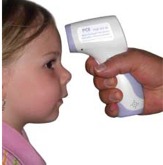 Pyrometers to take measurements without disturbing children or older people.