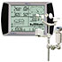Thermo Anemometers to measure temperature, humidity, pluviometry, wind speed, logger.