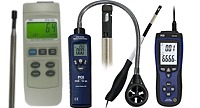 Thermo Anemometers for the measurement of air velocity, air temperature and air flow.