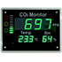 High readability Thermo Hygrometers from a distance, CO2 content, temperature and moisture.