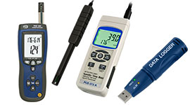 These Thermo Hygrometers measure different ranges of humidity and temperature depending on the model.