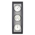 Indoor analog Combi instruments (barometer, thermometer, hygrometer) in anthracite / aluminum.