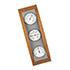 Analog indoor Combi instruments (barometer, thermometer, hygrometer), beech and aluminum.