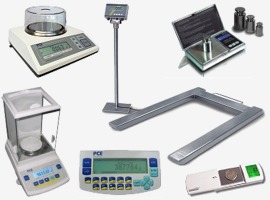 our measuring instruments and balances online.
