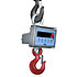 Crane scales calibratable, digital LCD-display 25mm, weight range up to 8000 kg, weighing totalization, zero settin