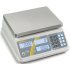 Calibration-capable KERN scales RFB Series (*): weighing range up to 15 kg, min. resolution 1 g, platform 200 x 260 mm, class III