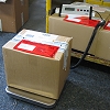 Solid Package Scales with a weighing platform.