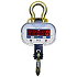 Package Scales with a steel hook, weight range up to 50 t, calibrated package scales, optional RS-232 interface.