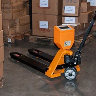 Pallet Scales PCE-PTS 2M series in a warehouse.