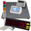 Weight Indicators for weighing loads directly from the loading ramp.
