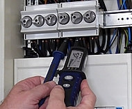 Analogue displays: measuring current on switch boards