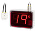 PCE-G1 series temperature indicators:it can be read from 50 m, temperature and humidity sensors, wall-mounted
