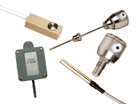 Pt100 temperature sensors / resistance temperature sensors