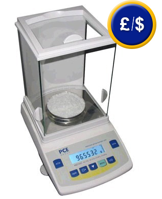 Analytical balance PCE-ABZ 200: Excellent for use for standard applications in laboratories.
