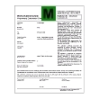 Verification sheet for the analytical balance.