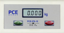 PCE-PS 15MBS verifiable baby balance: two-keys display.