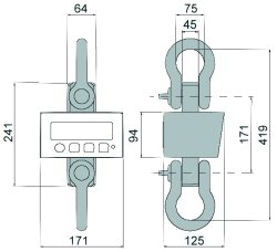 dimensions of the hook balance