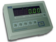 Pacakaging balance with a verification PCE-PM...C series: Display 