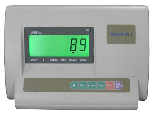 Pallet truck balance PCE-PTS 1 display.