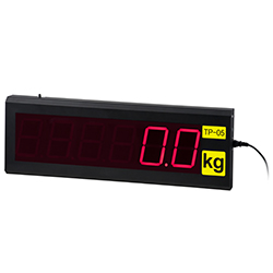 large display with 125mm digits height fpr platform scales PCE-EP P series