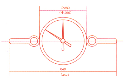 Illustration of the dimensions of the PCE-AFG crane scale.