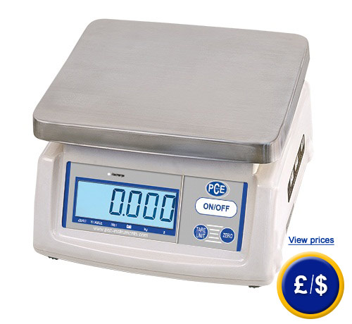 Dosing Scale series PCE-ESM easy to use, with double weight range.