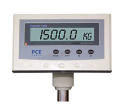 PCE-SW 1500/3000 series floor scale: The display of the floor scale.