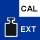 Industrial scale with external calibration.