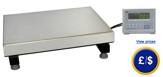 Stainless steel industrial scale