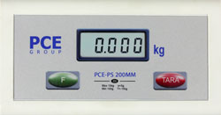  PCE-PS 200MM verifiable scale for people: Display