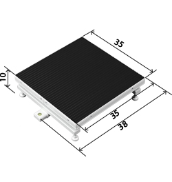Dimensions of the platform of the PCE-PS 200MPC sports scale