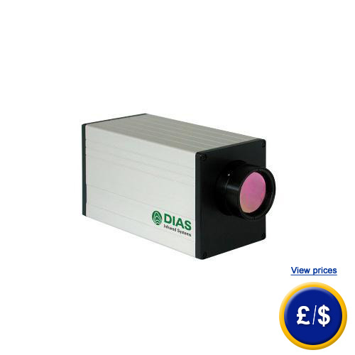 Stationary Infrared Camera / Resolution: 384 x 288 pixels / for non-contact measurement of two-dimensional temperature distributions / Aluminium compact housing IP 54
  / 4 different lenses / Spectral range: 8 ... 14&mu;m
