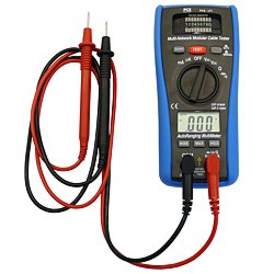 PCE-LT1 LAN analyser/multimeter: LAN analyser with cables.