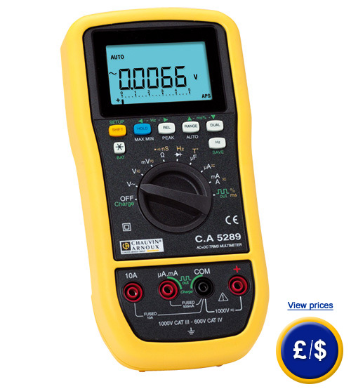 The AC/DC TRMS Multimeter C.A 5289