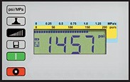 Display of the Adhesion Tester PT-AT-A