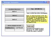 air flow meter contains a data logger